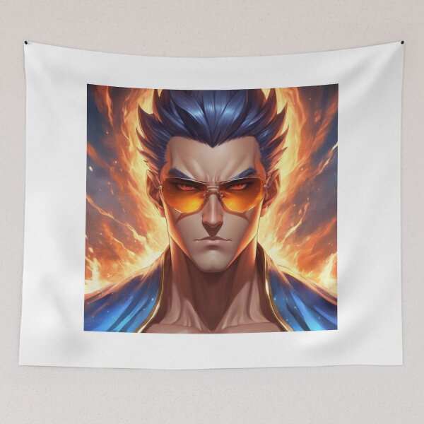 Artikelvorschau, Die Macht des wütenden Anime mit seiner bezaubernden Sonnenbrille entworfen und verkauft von Great-store4U.