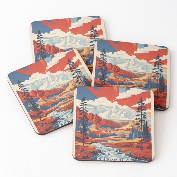 Item preview, Ruskeala Rusia Vintage Cartel Turismo designed and sold by TravelersGems.