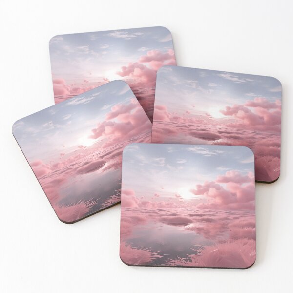 Item preview, Pink Wetlands at Sunrise - Digital Art designed and sold by SnoopyTF.