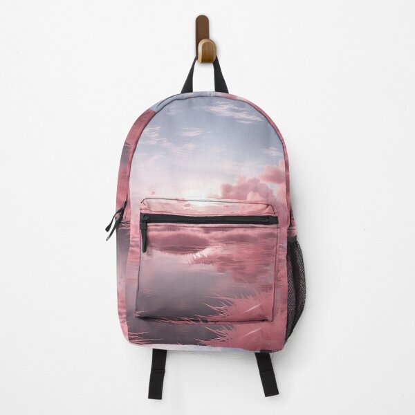 Item preview, Pink Wetlands at Sunrise - Digital Art designed and sold by SnoopyTF.