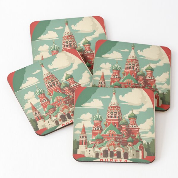Item preview, Rusia Vintage Poster Turismo 8 designed and sold by TravelersGems.