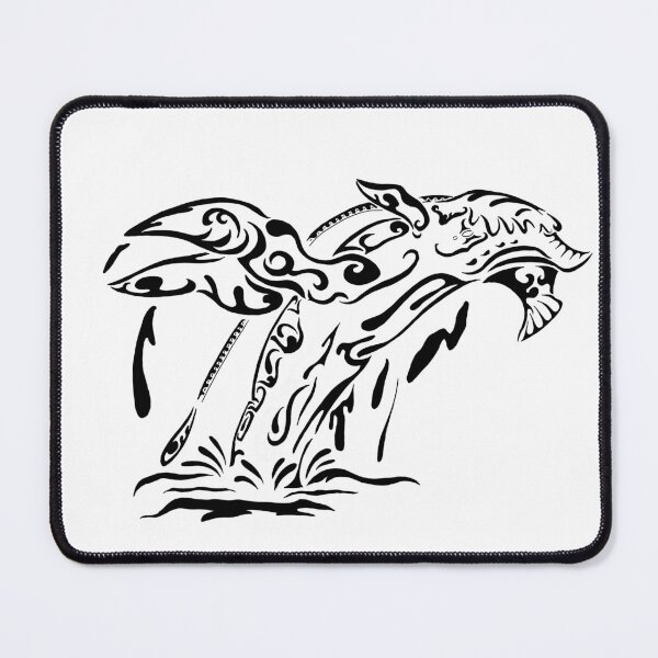 Item preview, Tribal Tulkun breaching  designed and sold by Artsydragongal.