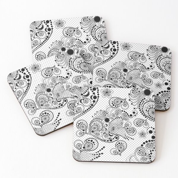 Item preview, Black dots creating a patterna designed and sold by Snaret.
