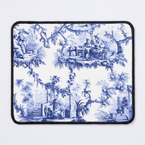 Item preview, Blue Chinoiserie Toile designed and sold by TheChinoiserie.