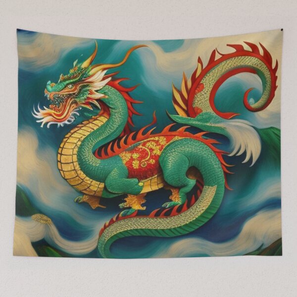 Item preview, Dragon in the clouds  designed and sold by Roxburylane.