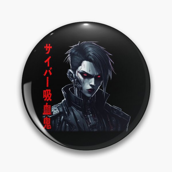 Item preview, Cyber-Vampire Kanji, Undead Cyberpunk designed and sold by Burn-Ego.