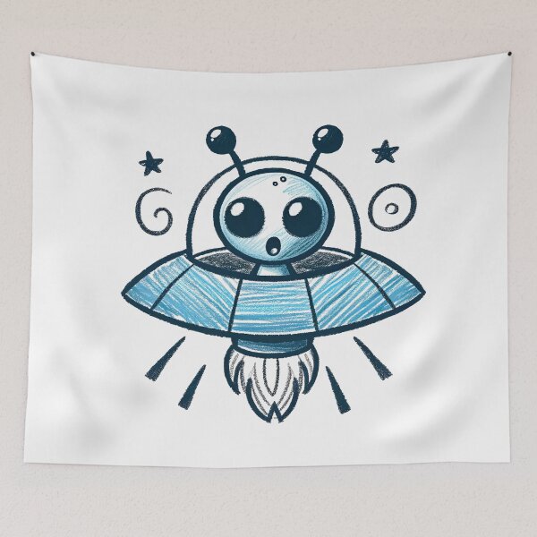 Item preview, Cosmic Playmate: A Child's Vision of an Alien Friend designed and sold by artwaves.