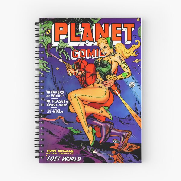 Item preview, Planet Comics #66 1952 Retro Comic Book Cover designed and sold by ArchimedesPrime.