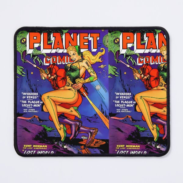 Item preview, Planet Comics #66 1952 Retro Comic Book Cover designed and sold by ArchimedesPrime.