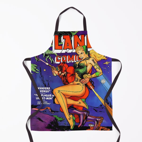 Item preview, Planet Comics #66 1952 Retro Comic Book Cover designed and sold by ArchimedesPrime.