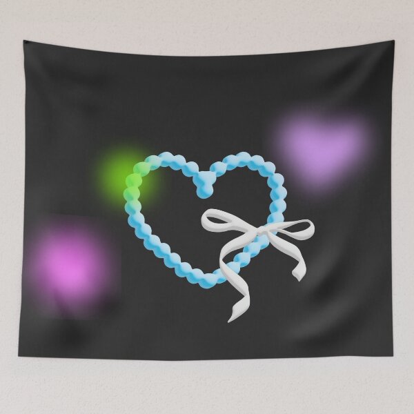 Item preview, Kawaii Sanriocore pastel hearts, cute 3D graphics, soft gradients, I love you ribbon designed and sold by needsai.