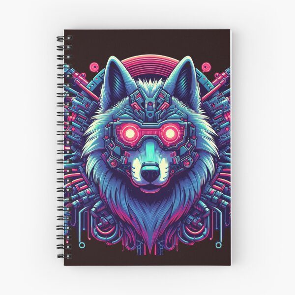 Item preview, Wolf with Laser Eyes designed and sold by MrAI-Store.