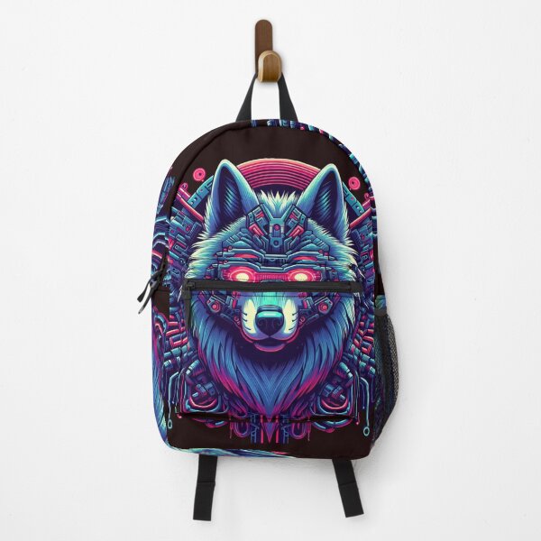 Item preview, Wolf with Laser Eyes designed and sold by MrAI-Store.