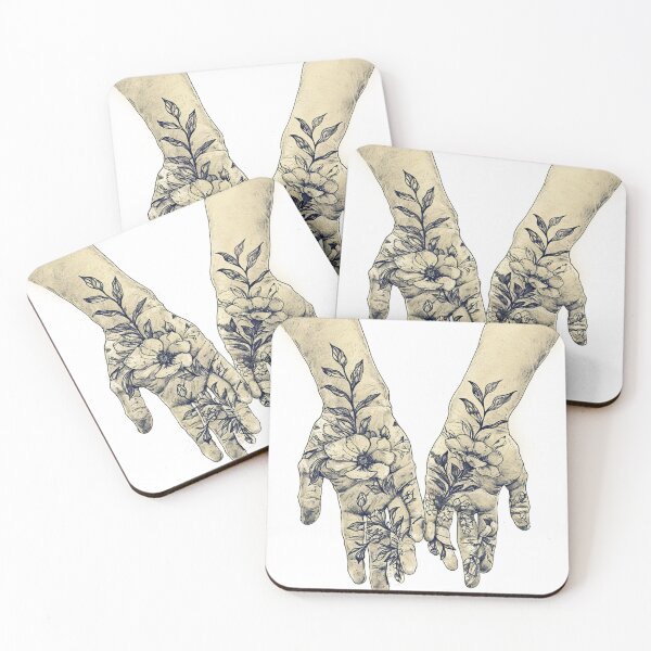 Item preview, Floral Embrace: Botanical Whispers on Delicate Hands designed and sold by dungeonwarriors.