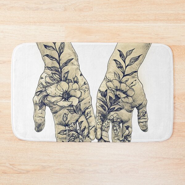 Item preview, Floral Embrace: Botanical Whispers on Delicate Hands designed and sold by dungeonwarriors.