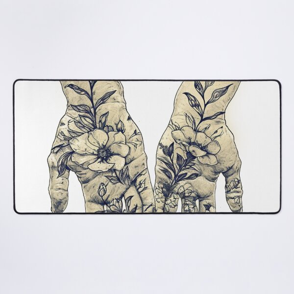 Item preview, Floral Embrace: Botanical Whispers on Delicate Hands designed and sold by dungeonwarriors.