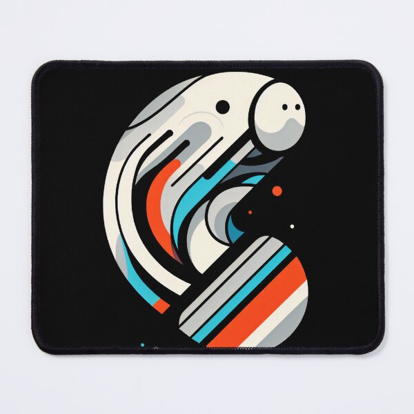 Item preview, Tranquil Tides with Minimalist Manatee designed and sold by Mechanical-Artt.