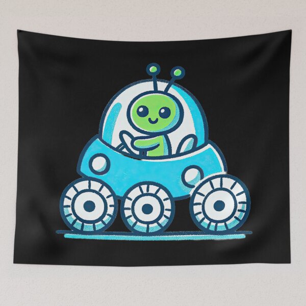 Item preview, Zooming into Fun: A Little Alien's Big Wheel Adventure designed and sold by artwaves.