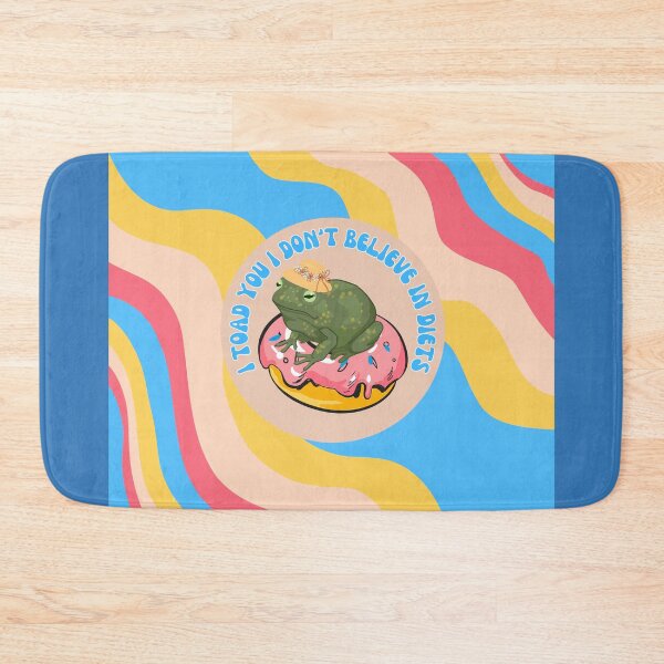 Item preview, I toad you I don’t believe in diets, cute toad sat on a donut designed and sold by BritishDelights.