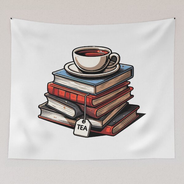 Item preview, Books, And, tea designed and sold by tee snap.