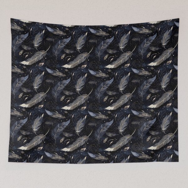 Item preview, Raven Feather Pattern designed and sold by Chaos Haven.