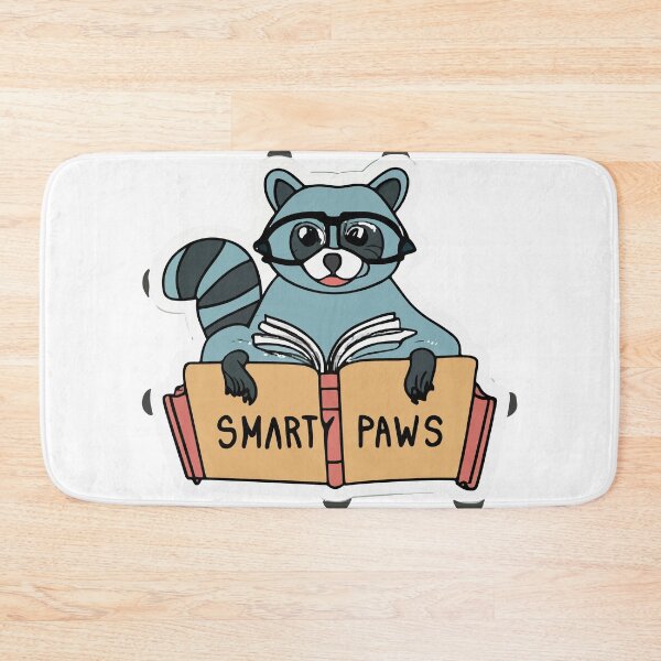 Item preview, Smarty Paws - Wise Raccoon with Glasses and Book designed and sold by NiftyWrx.