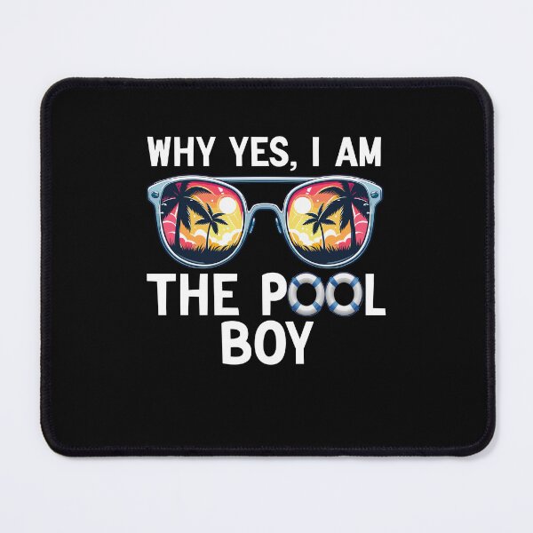 Item preview, why yes i am pool boy Funny Swimmer Swimming Boy designed and sold by Animal-Replicas.