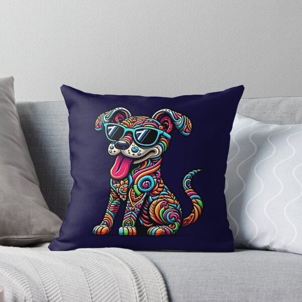 Item preview, tie dye dog  designed and sold by ONIX23.
