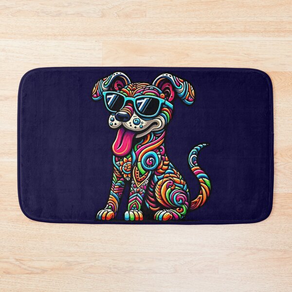 Item preview, tie dye dog  designed and sold by ONIX23.