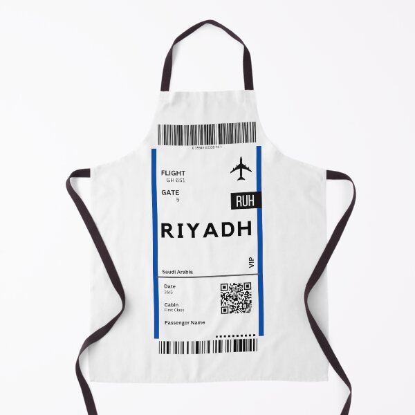 Item preview, Riyadh, Saudi Arabia Airplane Boarding Pass designed and sold by RoamInk.