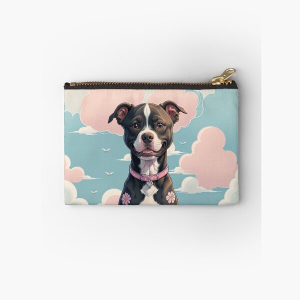 Item preview, Elegan artwork of black Pitbull in a beautiful landscape designed and sold by Tio-Tecun.