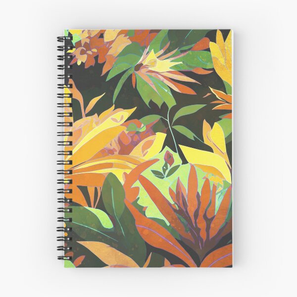 Item preview, Gentle Tropical Garden with Flowers, Leaves, Trees and Plants designed and sold by Besoul Design.