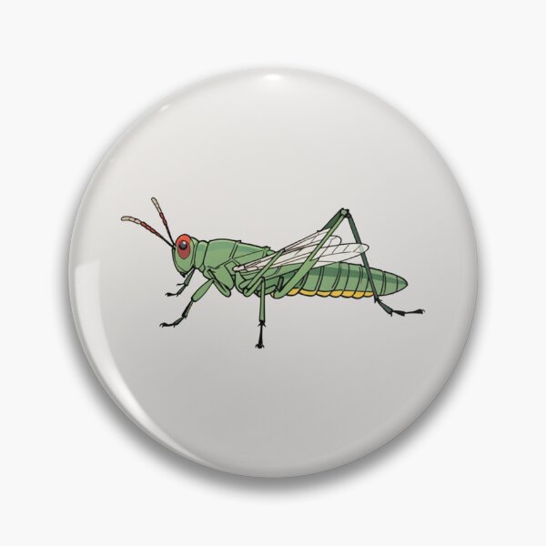 Item preview, Green Grasshopper with red eyes designed and sold by Atlantico54.