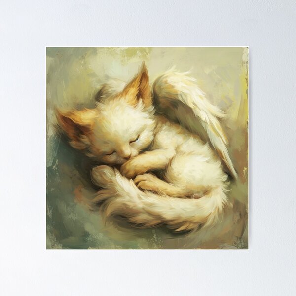 Item preview, Slumbering Seraph: The Dreaming Griffin Cub's Repose designed and sold by dungeonwarriors.