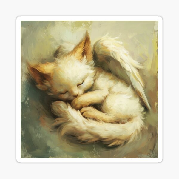 Item preview, Slumbering Seraph: The Dreaming Griffin Cub's Repose designed and sold by dungeonwarriors.