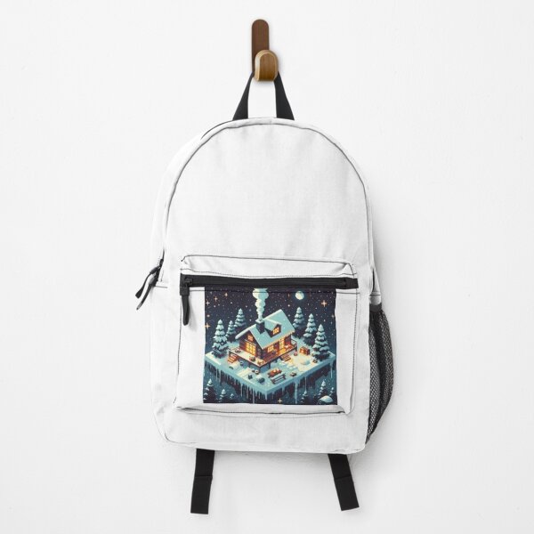Item preview, Celestial Retreat | Cozy Winter Cabin, Pixel Art designed and sold by InkFlugel.