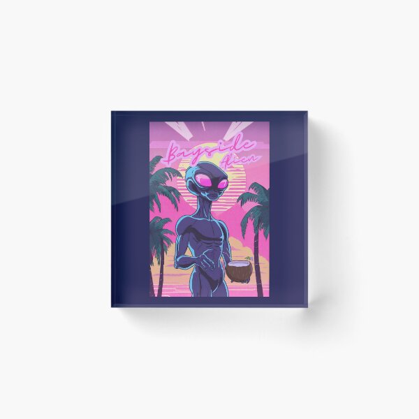 Item preview, Miami Bayside Alien designed and sold by GleamingGiant.