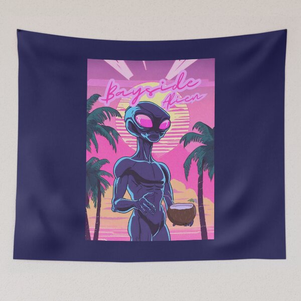 Item preview, Miami Bayside Alien designed and sold by GleamingGiant.