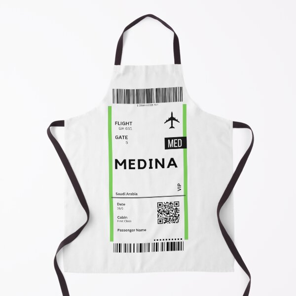 Item preview, Medina, Saudi Arabia Airplane Boarding Pass designed and sold by RoamInk.