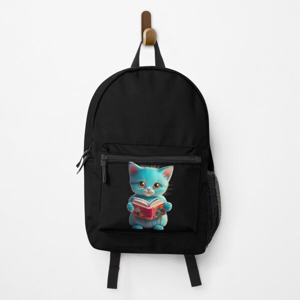 Item preview, Cute Blue Cat With Book Cute Cat Reading Book Funny Gifts For Cat Lovers Funny Gifts For Book Lovers Book Girly designed and sold by MatthewViews.