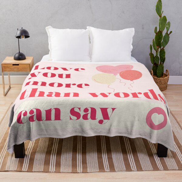 Item preview, Love you more than words can say,valentine designed and sold by Pawimon.