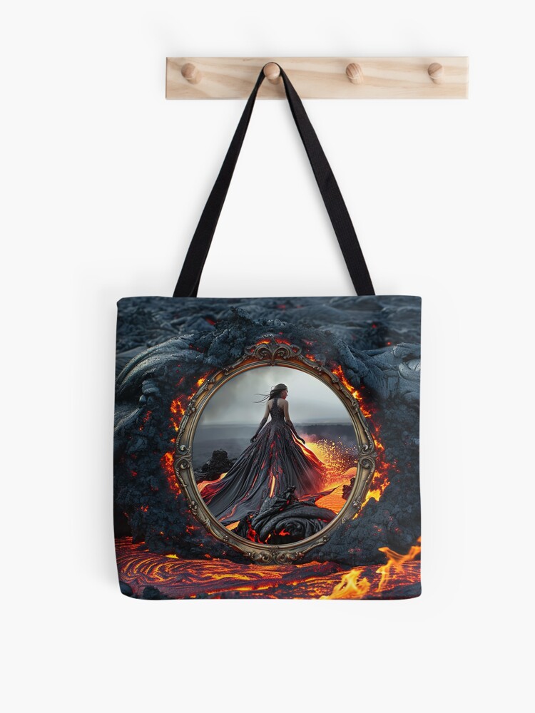 Thumbnail 1 of 2, Tote Bag, You Have Become the Fire: You Are Ready to Come Alive! designed and sold by rebecka.