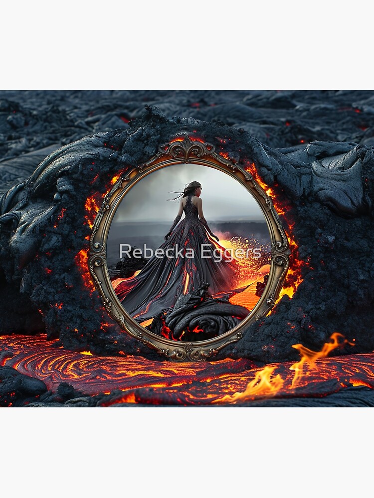 Thumbnail 6 of 6, Throw Blanket, You Have Become the Fire: You Are Ready to Come Alive! designed and sold by rebecka.