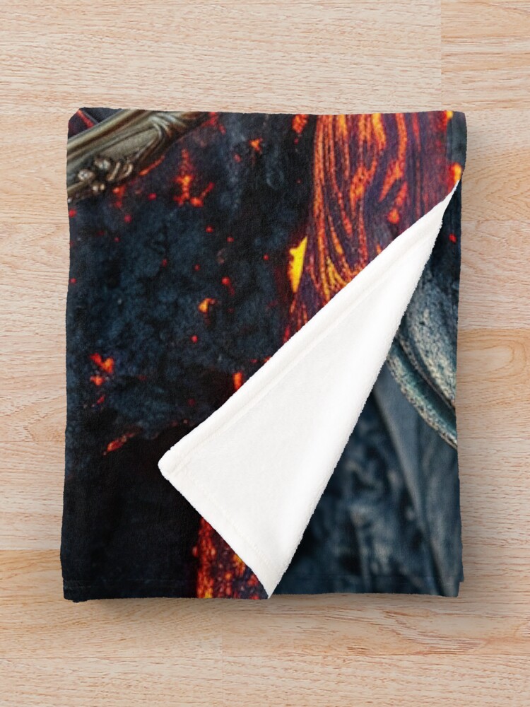 Thumbnail 3 of 6, Throw Blanket, You Have Become the Fire: You Are Ready to Come Alive! designed and sold by rebecka.