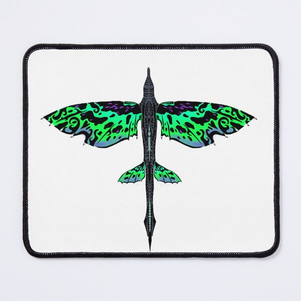 Item preview, Skim wing tribal Green version designed and sold by Artsydragongal.