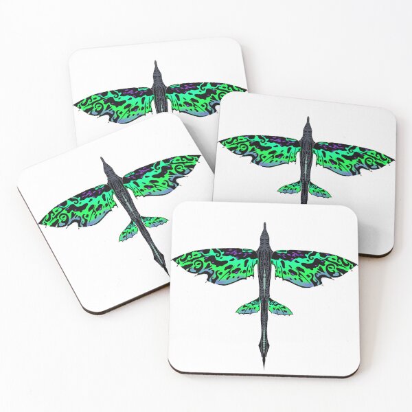 Item preview, Skim wing tribal Green version designed and sold by Artsydragongal.