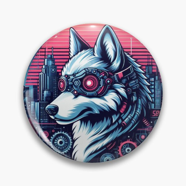 Item preview, Robotic Wolf #2 designed and sold by MrAI-Store.