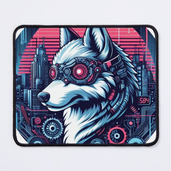 Item preview, Robotic Wolf #2 designed and sold by MrAI-Store.