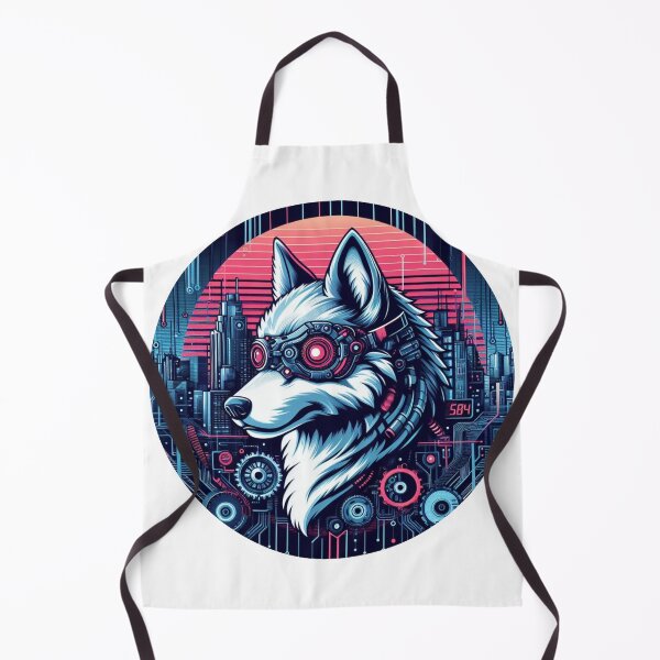 Item preview, Robotic Wolf #2 designed and sold by MrAI-Store.