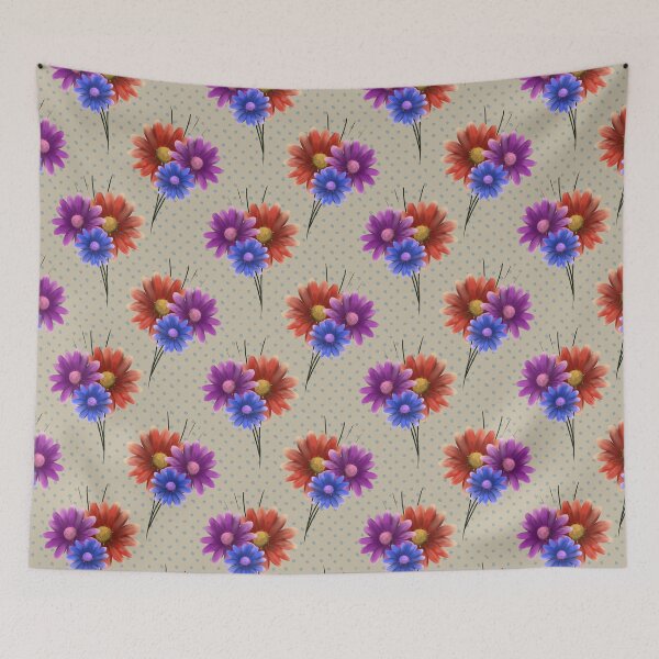 Item preview, Love’s Embrace: A Delicate Dance of Daisy Blossoms  designed and sold by Almanzart.